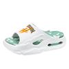 Men's Trendy Street Style Open Toe Breathable Chunky Slippers, Comfy Non Slip Durable Soft Sole EVA Slides, Men's Footwear (White,9.5,10) view 1