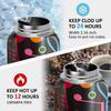 32oz Music Water Bottle Insulated Vacuum Stainless Steel Tumbler Travel Mugs With Straw for Gym Camping Hiking view 4