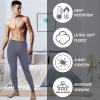 Casuallined 2 Pack Thermal Men Long Underwear Pants Winter Warm Fleece Lined Underwear Bottom Cold Weather Base Layer Legging (Black, Dark Gray,Medium) view 4