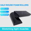 Half Cylinder Yoga Roller - Lightweight Half Moon Yoga Column Roller, Anti Slip D Shaped Foam Roller | Physical Therapyy Foam Roller, Recovery Foam Roller Suitable for Back Legs and Muscle Relief view 4