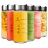 Olivego 12oz Glass Juice Bottles - 6 Pack Wide Mouth Glass Bottles with Lids- BPA Free, Stainless Steel Lids for Juicing, Smoothies, Infused Water, Beverage Storage - Leakproof, Borosilicate, Clear view 1