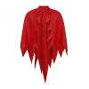 Beisto 2PCS Halloween Cosplay Costume Adult Knight Serrated Irregular Shape Red Cape & Cow Horn Headpiece Accessories Props view 3