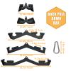 BLUSLM LAT Pull Down Bar T bar Row AttachmentV Bar Tricep LAT Pulldown Attachments, Back Strength Training Bar for Home Gym Exercise Cable Machine Attachments (Black 13) view 2