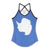 Adugen Origei Womens Antarctica Flag Sleeveless Workout Tops for Athletic Tank Top for Running Yoga 2XL view 1