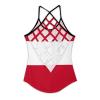 Adugen Origei Yoga Women's Performance Stretchy Austria Flag Sports Workout Running Top Vest 4XL view 2