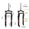 CDHPOWER Bike 26" x 4.0" Fat Suspension Fork 26 inch Fat 4.0" tire, Disc Brake, Black (Fork only) view 2