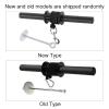 Forearm Exerciser, Steel and Foam Strength Wrist Curler Black Wrist Roller Effective Gym Curler for Wrist Forearm Strength Training view 3