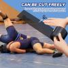 Pangda Wrestling Mat Tape 3 or 4 Inch Heavy Duty 7 Mil PVC Carpet Tape for Wrestling Grappling Exercise Mats Seaming Cover Gym Floor Carpet Seam(3'',Black,2 Rolls) view 4