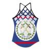 Adugen Origei Womens Belize Flag Sleeveless Workout Tops for Athletic Tank Top for Running Yoga 2XL view 2