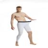 Fashion Men's Basketball Single Leg Tight Sports Pants 1/2 One Leg Compression Pants Athletic Base Layer Underwear(Small,White-1) view 2