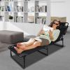 Honrane Folding Camping Cots for Adults,Adjustable 4-Position Portable Bed for Adults, Camping Bed with Mattress and Pillow, Max Load 440 LBS, for Camping Tent Office Outdoor Travel view 4