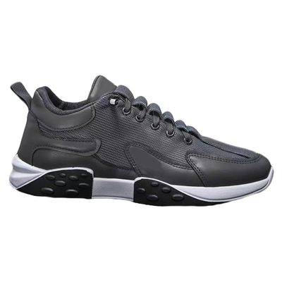 Legou Thick-Soled Shoes Men's Comfortable Running Low-top Breathable Sneakers Grey 9