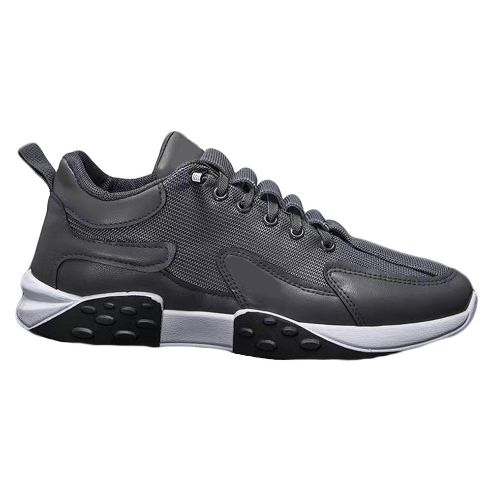 Legou Thick-Soled Shoes Men's Comfortable Running Low-top Breathable Sneakers Grey 9