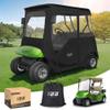 10L0L 2 Passenger Golf Cart Enclosure for EZGO TXT & RXV, 600D Waterproof Golf Cart Rain Cover, Heavy Duty Driving Enclosure, Snowproof Windproof, with Clear PVC Windows & Tail Light Panel - Roof 59 view 1