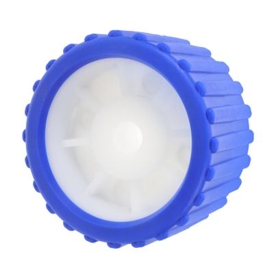 BUGUUYO Trailer Roller for Boat Trailer Ribbed Wobble Roller Wheel Easy Install Parts Accessories