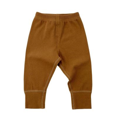 Auro Mesa Baby Unisex Baby 0-48 Months Solid Baby Sweatpants Crawling Flexy Pants Leggings Camel