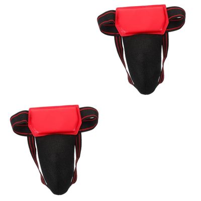 BESPORTBLE 2pcs Breathable Boy Girl's Groin Guard for Boxing Taekwondo and Fitness Comfortable Crotch Protector for Training and Easy to Wear