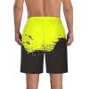 Trans Rights are Human Rights Transgender Mens Swim Trunks Men Quick Dry Summer Beach Shorts with Pockets Swimsuit XL White view 3