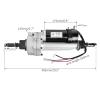 ICONSPORTSS 24V 180W Electric Motor Transaxle Differential for E-Bike 4 Wheeler Go Kart Wheelchair Scooter Trolley Wheelbarrow view 2