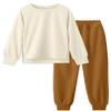 Arshiner Kids Girls 2 Piece Outfit Tracksuit Casual Pullover and High Waisted Sweatpants for Ages 5-12 view 1