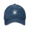 NineFit Basics Lifes Is Short, Spoil Your Dog Hat Adjustable Baseball Cap Washed Denim Vintage Dad Trucker Hat Curved Brim Headwear, Navy Blue view 1