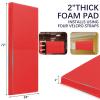 PROGOAL 60"/72" High Gym Wall Padding 2"/4" Thick Foam Basketball Court Wall Mount Protector for Garage Taekwondo Babyroom - Durable Waterproof Anti-Cushion view 2