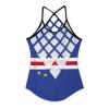 Adugen Origei Yoga Women's Performance Stretchy Cape Verde Flag Sports Workout Running Top Vest 3XL view 2