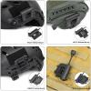 4 in 1 Tactical Helmet Light with IR Red Green White LED Task Lamp, Survival Signal Lights with Mount Accessories for 20mm Picatinny Rail Fast MICH Wendy Helmets MOLLE Belt view 3