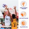 Beurseaf Volleyball, Soft Touch Beach Volleyball, Indoor Outdoor Volleyball for Beach Game Training, Official Size 5 (Blue/Orange/White) view 4