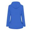 ODEUIAOD Rain Jacket Women Outdoor Rain Coats For Women Zip Up Fall Winter Windbreaker Womens Waterproof Raincoat With Hood view 2