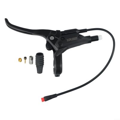 Bicycle Brake Handle, Waterproof Brake Lever Handle GT03 Power Off Oil Ebike Handle Suitable for Electric Bikes (Left)