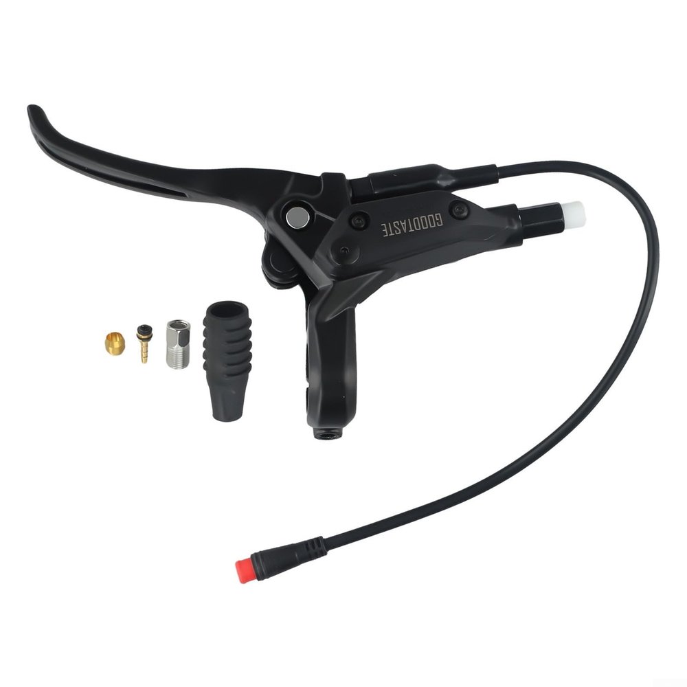 Bicycle Brake Handle, Waterproof Brake Lever Handle GT03 Power Off Oil Ebike Handle Suitable for Electric Bikes (Left)