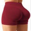 YEOREO SoftHue Women Workout Gym Impact Shorts Hidden Scrunch Butt Lifting 2.5"/3.6"/4.5"/6" Shorts Red M view 1