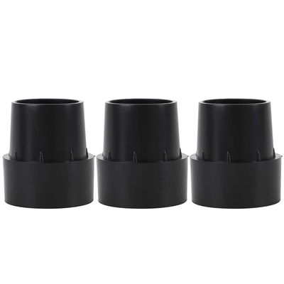 QIXIAMO 3 Pcs Trampoline Leg Tips Rubber -slip Mute Leg Trampoline Feet Cover Replacement for 1 Diameter Leg