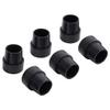 QIXIAMO 3 Pcs Trampoline Leg Tips Rubber -slip Mute Leg Trampoline Feet Cover Replacement for 1 Diameter Leg view 3