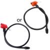 QIXIAMO Bike Handy Portable p Tire Inflator Replacement Hose Accessories, 64cm, Black view 2