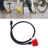 QIXIAMO Bike Handy Portable p Tire Inflator Replacement Hose Accessories, 64cm, Black view 3