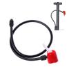 QIXIAMO Bike Handy Portable p Tire Inflator Replacement Hose Accessories, 64cm, Black view 4