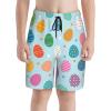 Ncpkcb Easter Egg Polka Dot Teens Beach Shorts Running Workout Sports Shorts Summer Casual Shorts for Boys view 1