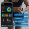 HFDJRWK Wearable Fitness Tracker Compatible with iOS and Android Sos Rescue Device with Charging Base, and Sleep Detection Ring(Black,12#) view 4