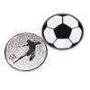 QIXIAMO Football Referee Flip Coin Portable Hard Alloy Coins Pick Side Soccer Flip Coin Double Side Judge Soccer Flip Coin view 4