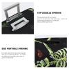 BTCOWZRV Luggage Cover Elastic Washable Suitcase Protector Dabbing Skeleton Suitcase Covers for Luggage 18-32 Inch Portable Travel Luggage Covers Sleeve Dust-proof Anti-Scratch Baggage Covers view 4