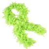 THARAHT Lime Green Chandelle Turkey Feather Boa 2 Yards 40g for DIY Craft Home Dancing Wedding Mardi Gras Party Halloween Costume Decoration Feather Boa view 1