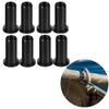 Zcargel Boat Tool Carrier, 4 Pieces/ 8 Pieces Wooden Oars Nylon Oar Sleeve Socket Hardware Long Lasting Nylon Oar Sleeve - Id:1.27Cm, Od:1.6Cm, H:4Cm - Nylon Paddle Locking Socket view 3