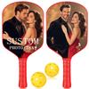 Custom Pickleball Paddles with Photo Text Logo,Fiber Personalized Pickleball Paddles with Comfort Grip,Personalized Gifts for Beginners(One Paddle Only) view 1