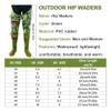 YXLYFDLY Hip Waders Green Camo Hip Boots, Durability Mens Hip Waders Not Easily Deformed, for Wading Sand Mining Pond(5.5) view 3