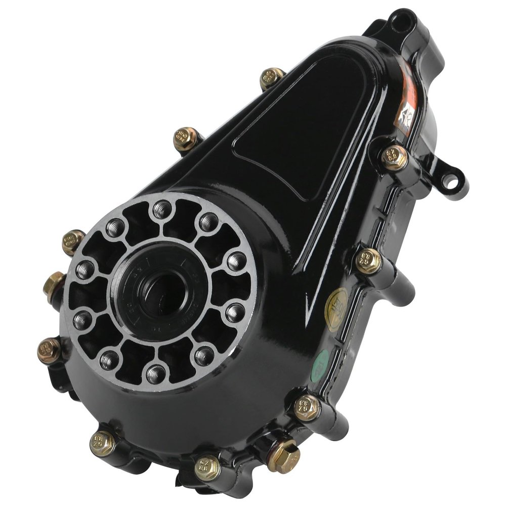 ICONSPORTSS Differential Gearbox Transmission Case for 48V-72V Electric Motor Go Kart ATV Quad Scooter 4 Wheeler- Gear Ratio 9.5:1