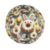 Adult Sun Protection Bucket Hat Easter-Rabbit-Ears-Donuts Men Outdoor Boonie Hat Women Sunshade Fisherman Hat Black view 3