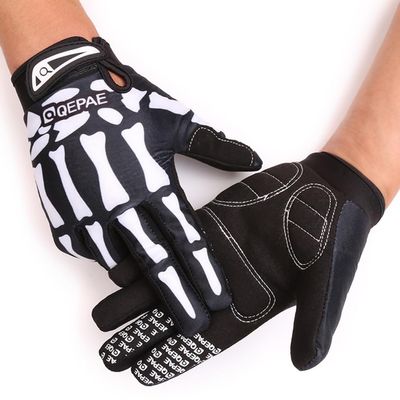 Adult Skiing Gloves With Claw Skeleton Pattern Halloween Windproof Gloves For Teens Snowboarding Outdoor Sports Gloves