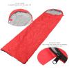 PerGar Envelope Sleeping Bag, Adult Outdoor Envelope Sleeping Bag, All Season Sleeping Bag with Hood, Waterproof Sleeping Bag for Camping, for Camping Hiking Backpacking (Red) view 3